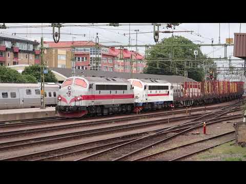 Tågab Diesellok timmertåg karlstad 2aug20
