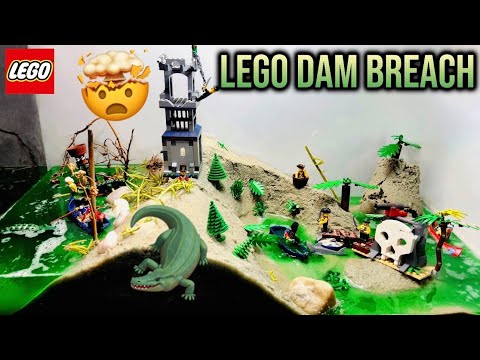 LEGO Dam Breach #15 - Swamp is overflowing! #lego #legodambreach