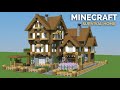 Minecraft WOODEN House Tutorial Survival House Tutorial
