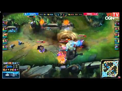 [LCK] Highlight SBENU vs LongZhu game 2 (1/4/2016)