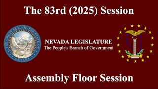 3/20/2025 - Assembly Floor Session (Old Assembly Chamber)