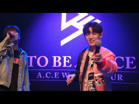 190310 A.C.E (에이스) Donghun, Bk & Chan - Coin Karaoke Fancam in TBAA LONDON