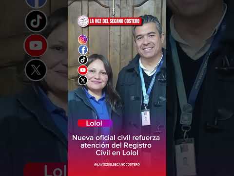 Nueva oficial civil refuerza atención del Registro Civil en Lolol