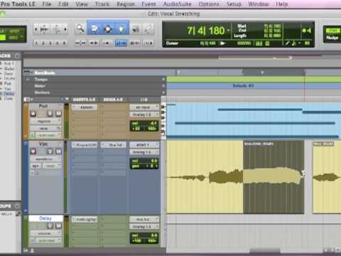 Vocal Stretching In Pro Tools - TheRecordingRevolution.com
