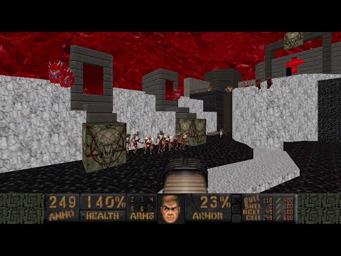 [Final Doom] Plutonia 2 MAP 25 "Black Ice" UV-Max Speedrun in 6:45