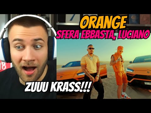 wie krass ist dieser Beat bitte???  Sfera Ebbasta, Luciano - Orange  - REACTION