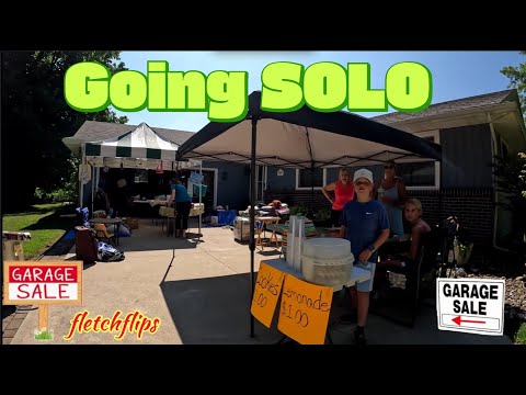 Going Solo to Garage Sales and WOW!  What finds I got! A MUST SEE VIDEO!!