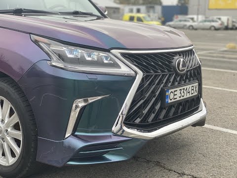 Lexus LX570/450d 2008-2022 рр. Комплект рестайлінгу з моделі 2008-2016 на TRD Sport (2021+) Video 1