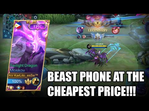 TOP GLOBAL MOSKOV FT  POCO X3 PRO! THE CHEAPEST PHONE WHO CAN RUN MLBB AT MAXIMUM SETTINGS! MLBB