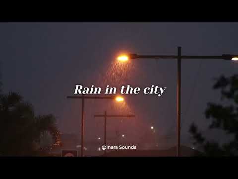 Rain in the City • 1 Hour of Gentle Urban Rain Sounds for Focus & Relaxation