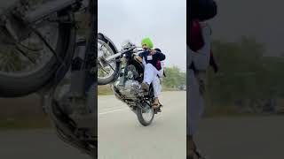 bir ramgarhia reel video Bike stunt