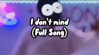 Cover art for I don't mind