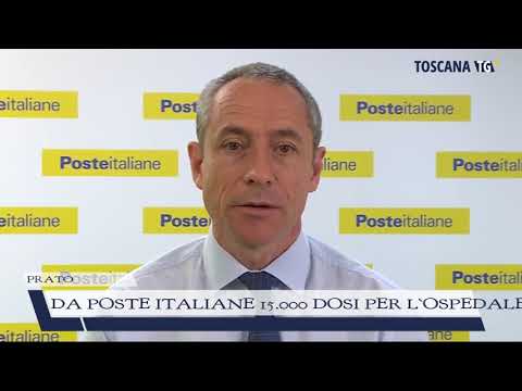 2021-05-21 PRATO - DA POSTE ITALIANE 15.000 DOSI PER L'OSPEDALE S.STEFANO