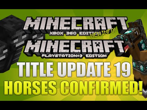 ECKOSOLDIER - Minecraft Xbox & Playstation - HORSES, REDSTONE UPDATE & PRETTY SCARY UPDATE CONFIRMED! [MUST WATCH]