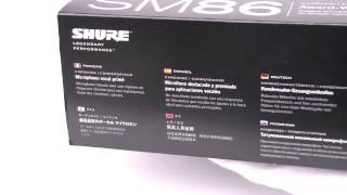 Video thumbnail for [Review]Shure SM86 is a Condenser Microphone In The Legendary SM Line Of Microphones by Ryen Lee