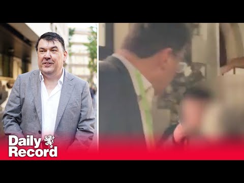 WATCH: Father Ted creator Linehan ‘whacked’ phone out of trans activist’s hand