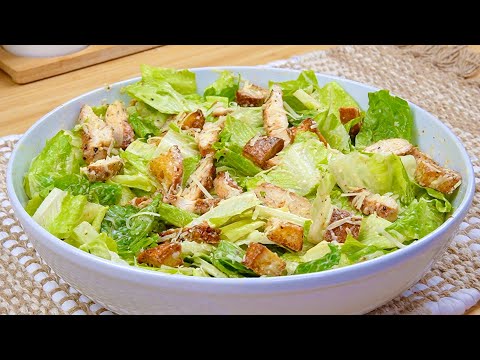 An Italian grandmother showed me this salad recipe! Delicious Caesar salad recipe!