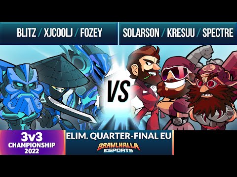 Blitz, xJcoolJ, & Fozey vs Solarson, Kresuu, & Spectre - Elimination QuarterFinal - 3v3 Championship
