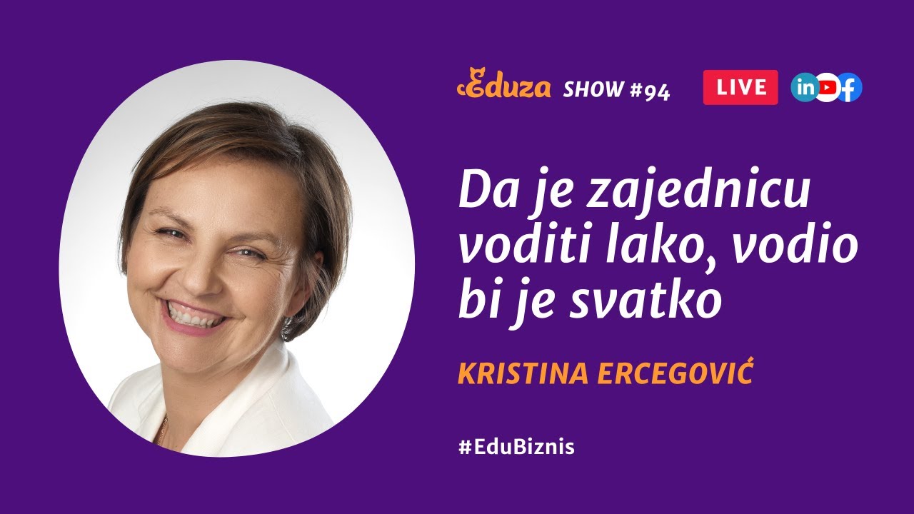 Da je zajednicu voditi lako, vodio bi je svatko: Kristina Ercegović