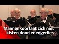 Het Oudenbosch' Mannenkoor 'piept en kraakt' maar de zangers gaan vol voor het kerstconcert