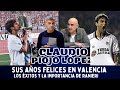 PIOJO LÓPEZ LE CUENTA A MALDINI SU ETAPA EN EL VALENCIA. RANIERI, LUIS, VALDANO, ROMARIO, LOS ÉXITOS