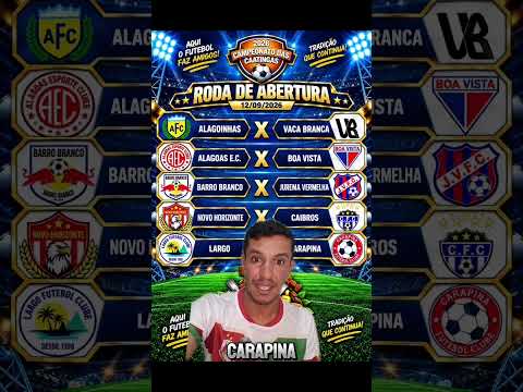 Campeonato das Caatingas, Município de Paratinga, Bahia. #futebolbaiano