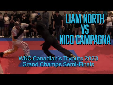 💥Liam North VS Nico Campagna - Grand Champs Semi-Finals - Sparring - WKC Canadian Championships 2023