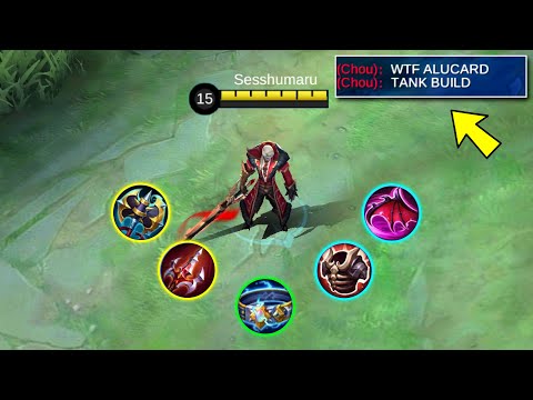 Enemy was Amazed of my "BEST TANK BUILD ALUCARD 2020" | MUST TRY THIS!!