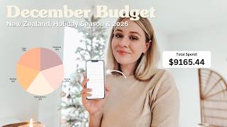 DECEMBER Budget With Me 💸 New Zealand, Holiday Season & Looking Forward to 2026