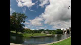 preview picture of video 'Peterborough Lift Lock Time Lapse (Panning)'