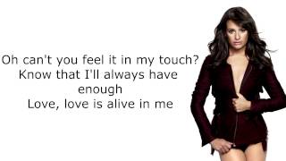 Lea Michele - Love Is Alive [LYRICS]