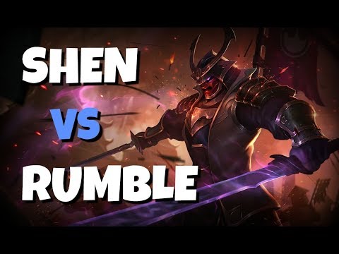 SHEN TOP LANE VS RUMBLE - LEAGUE OF LEGENDS SEASON 8!