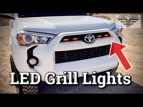 Toyota 4Runner Raptor Grill Lights Installation | How To Install these LED's and Where to Buy them!