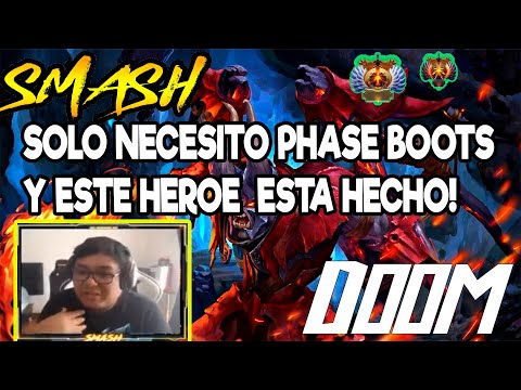 ¡HUMILLACION! Smash abusa de inmortales top 400 con su doom Hard Carry / Dota 2