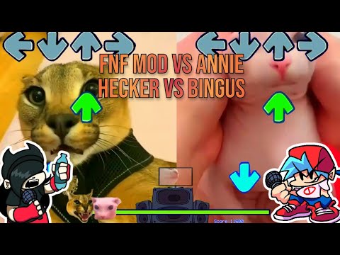 GOOD ENOUGH BUT its Big Floppa VS BINGUS- Friday Night Funkin' Custom Animation Mod - VS Annie
