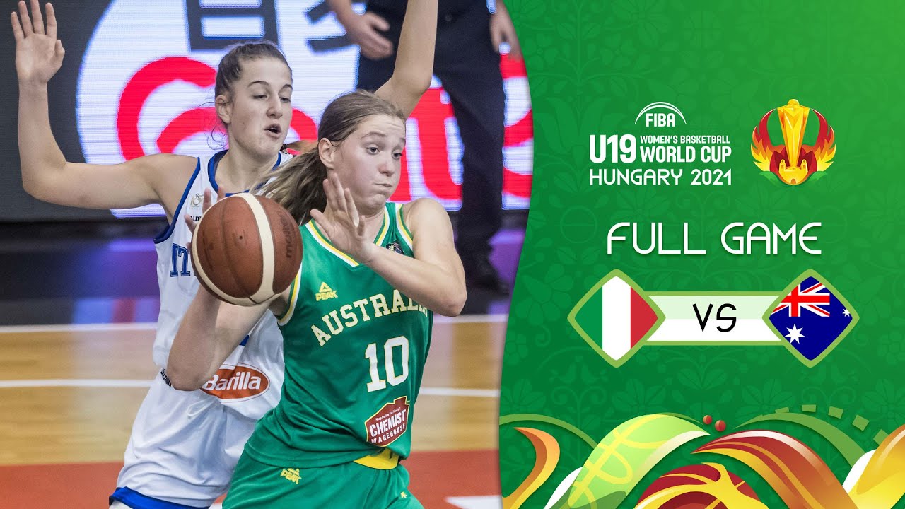 Italy (ITA) vs Australia (AUS) Group Phase (GP) FIBA U19 Women's