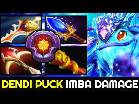 DENDI Puck Godlike with Divine Rapier + Daedalus Crazy Damage Build