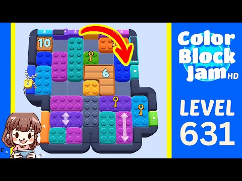 Color Block Jam Level 631 Solution Walkthrough
