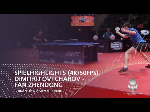 Spielhighlights (4K/50fps) Dimitrij Ovtcharov - Fan Zhendong I German Open Herren-Einzel VF