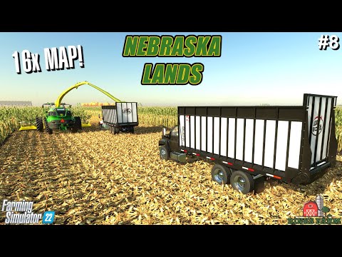HUGE SILAGE HARVEST! FULLY AUTOMATED WITH COURSEPLAY & AUTODRIVE! | Farming Simulator 22 #8