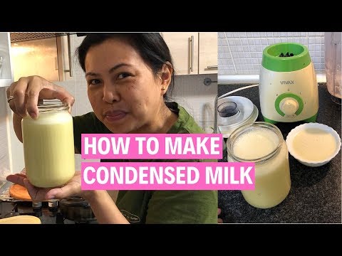 How to Make Condensed Milk  Using Powdered Milk | Homemade Condensed Milk