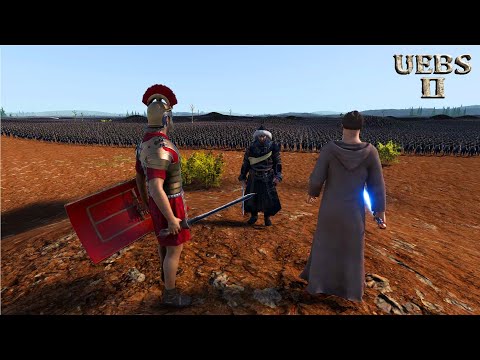 20,000 ROMAN GENERALS GUARD 3,000 LASER KNIGHTS vs 3,000,000 MONGOLS | Battle Simulator 2 | UEBS 2