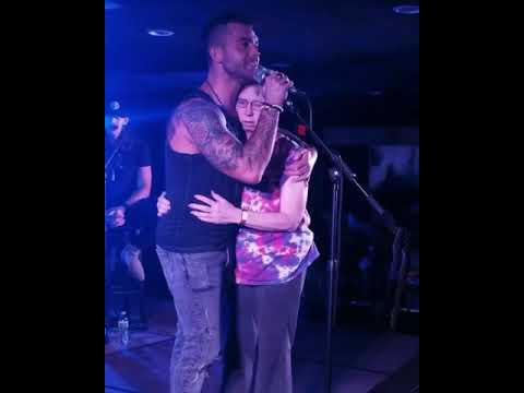 Jay Allen - “Blank Stares” with mom on stage