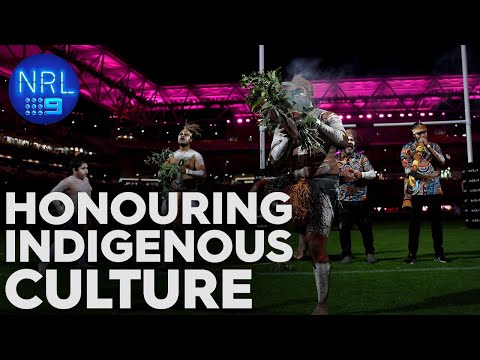 Beautiful pregame ceremony honouring Indigenous Culture | NRL on Nine