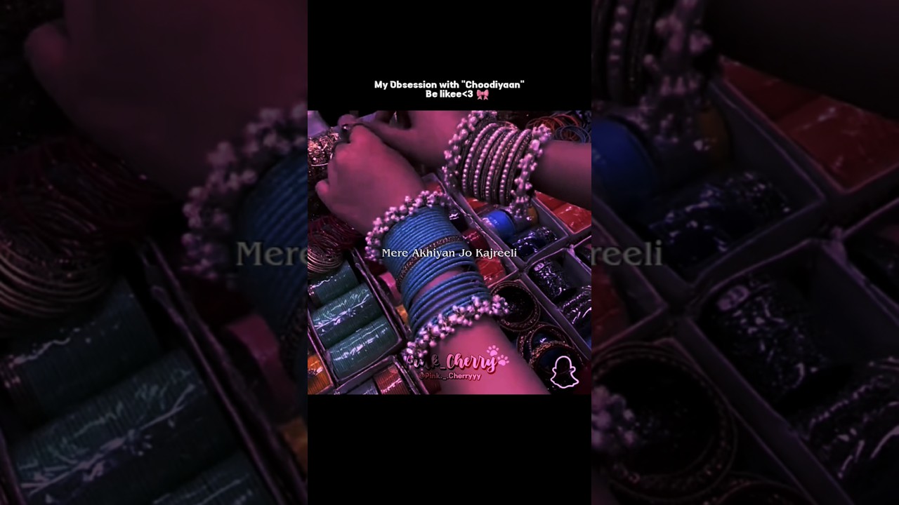 Choodiyan-!👀🌼✨ #bangles #Pink_Cherry