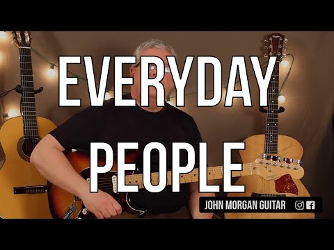 How to Play "Everyday People " by Sly and The Family Stone (Guitar)