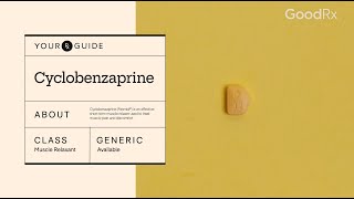 Cyclobenzaprine (Fexmid, Amrix): How It Works, How to Take It, and Side Effects | GoodRx