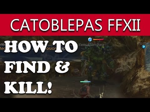 Final Fantasy XII The Zodiac Age How to Find & Kill CATOBLEPAS Hunt (PAYING FOR THE PAST Guide)