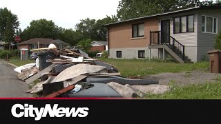 Residents of Montreal’s West Island cleaning up after flooding