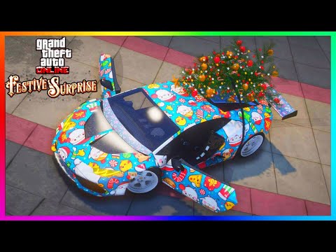 FREE RARE CHRISTMAS VEHICLE, How To Unlock, NEW Xmas Cars, SNOW, GTA 5 DLC 2025 (GTA Online Update)